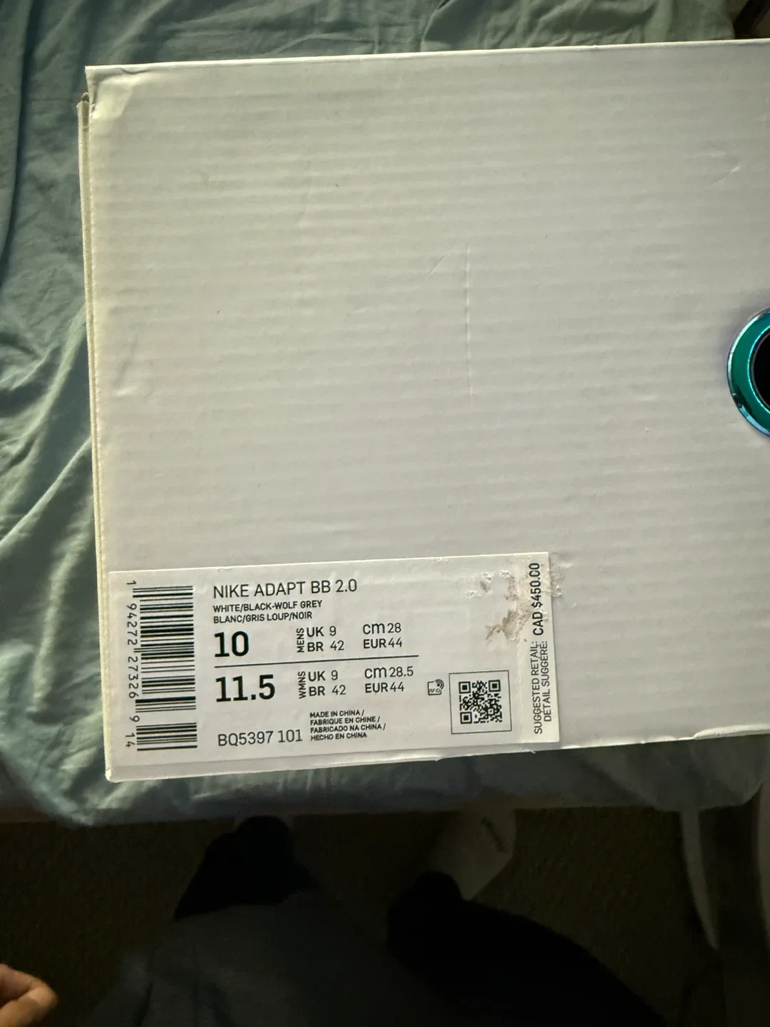 Nike Adapt BB 2.0 oreo White/Black image indicator(2)