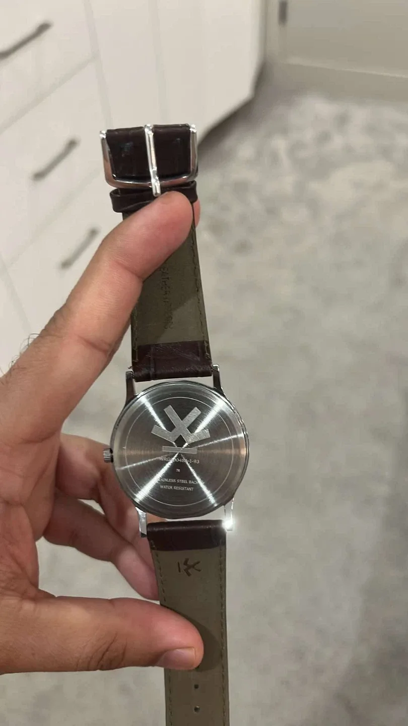 Wrogn Brown Leather Strap Watch image indicator(2)