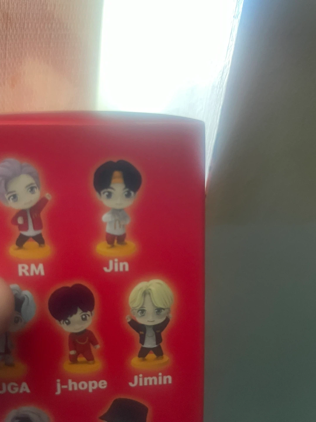 McDonald's W2: #9 JIN TinyTAN BTS Happy Meal Toy - New! - photo 2
