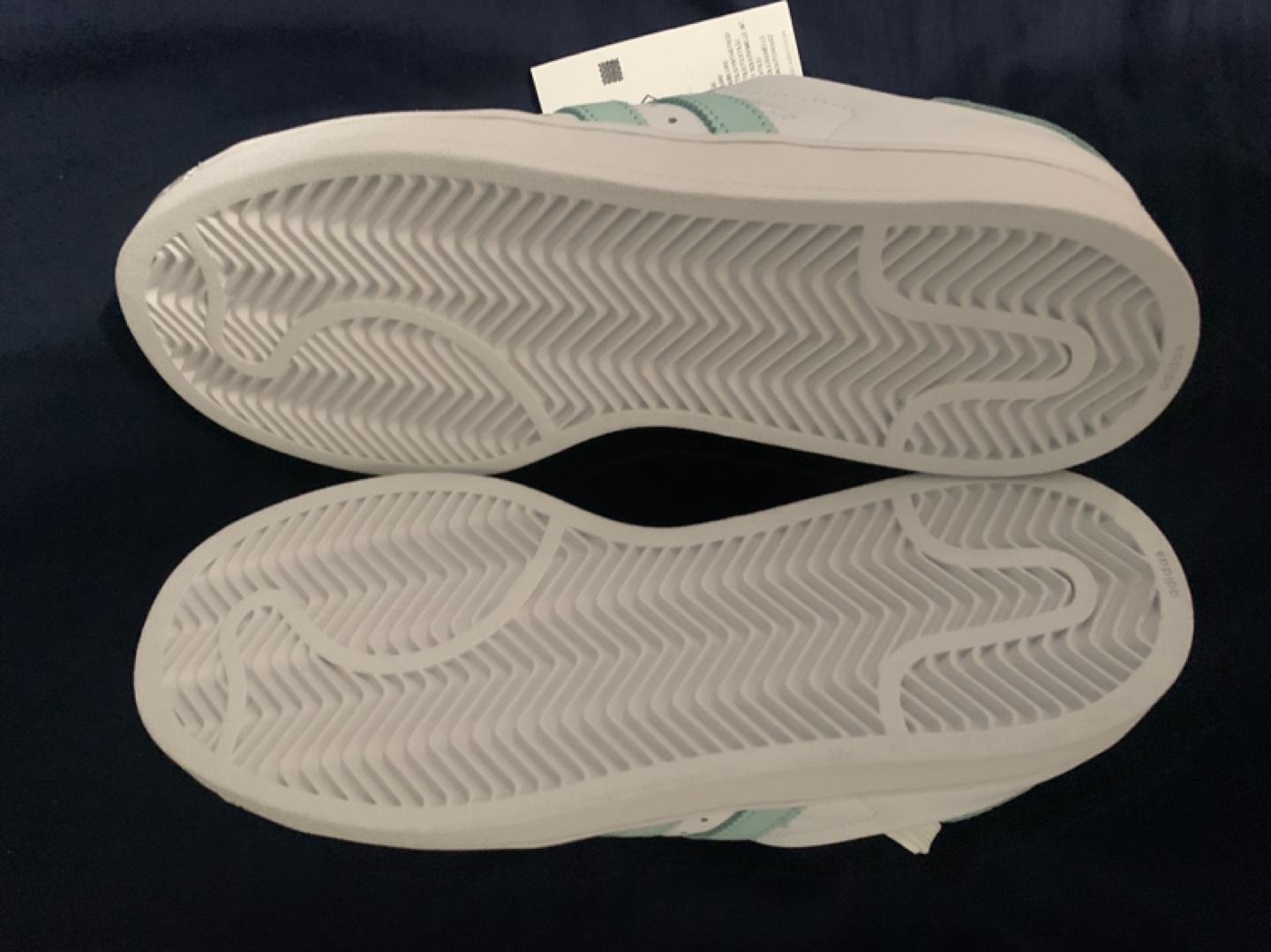 Adidas Superstar Women's Athletic Shoes White Teal Size 8 - photo 4