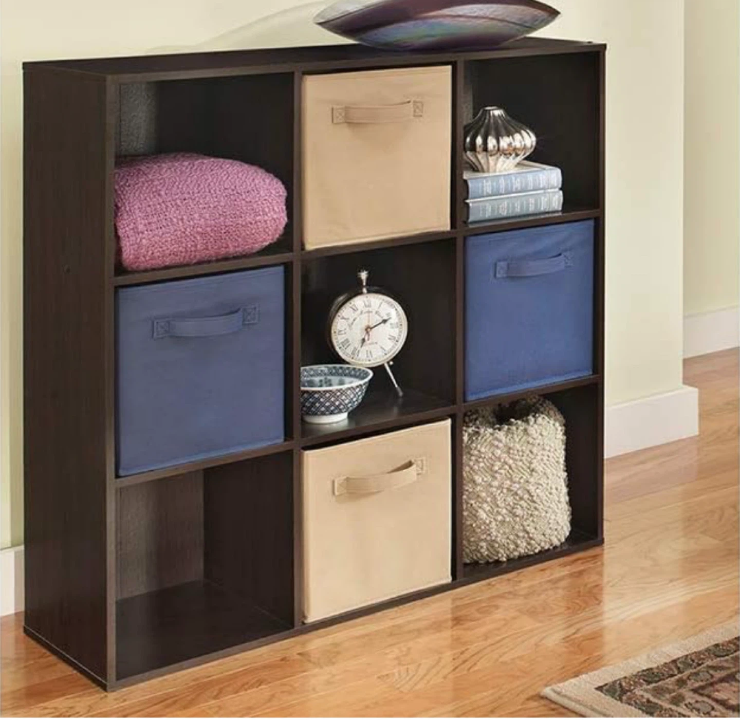 9-Cube Organizer Shelf - Brown - photo 4