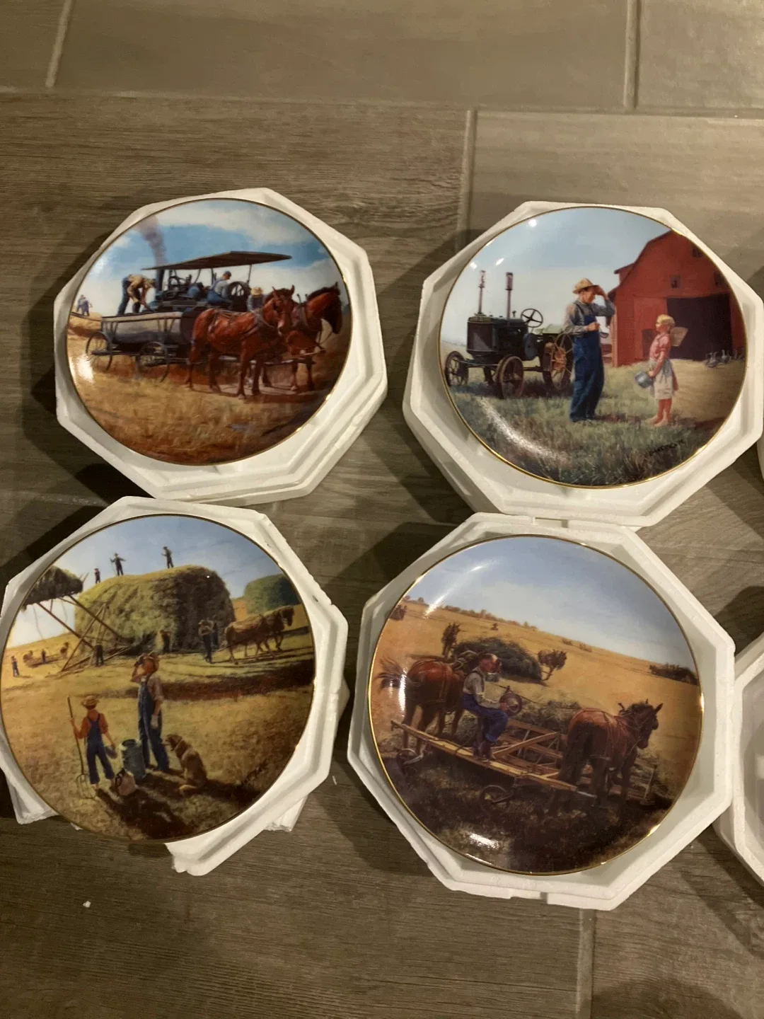 Emmett Kaye "Farming the Heartland" Collector Plates image indicator(4)