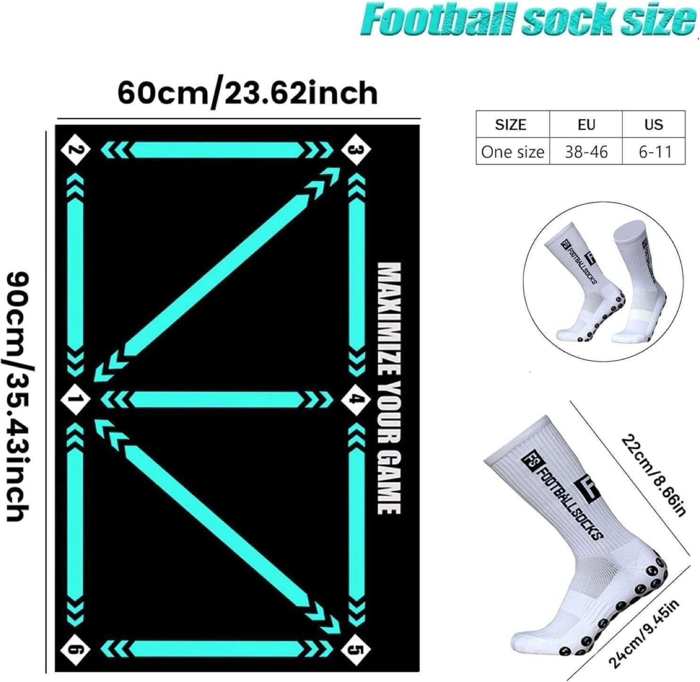 Soccer training mat - photo 2