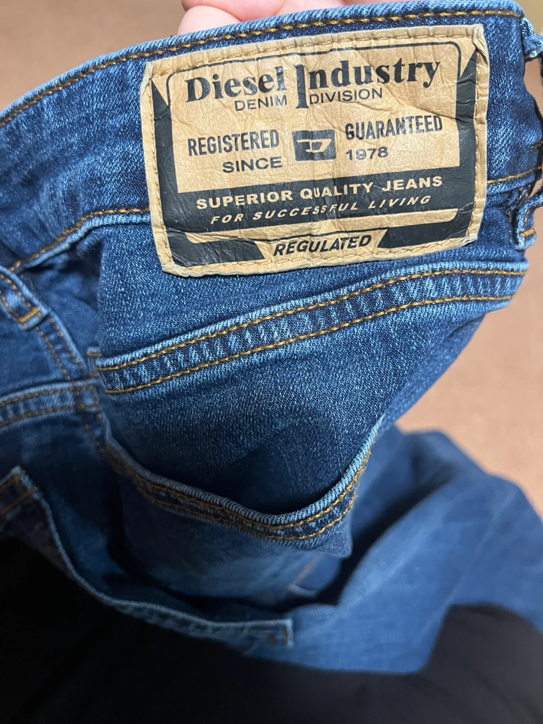 Mens Blue Diesel Jeans, Size 30/L30 - photo 3