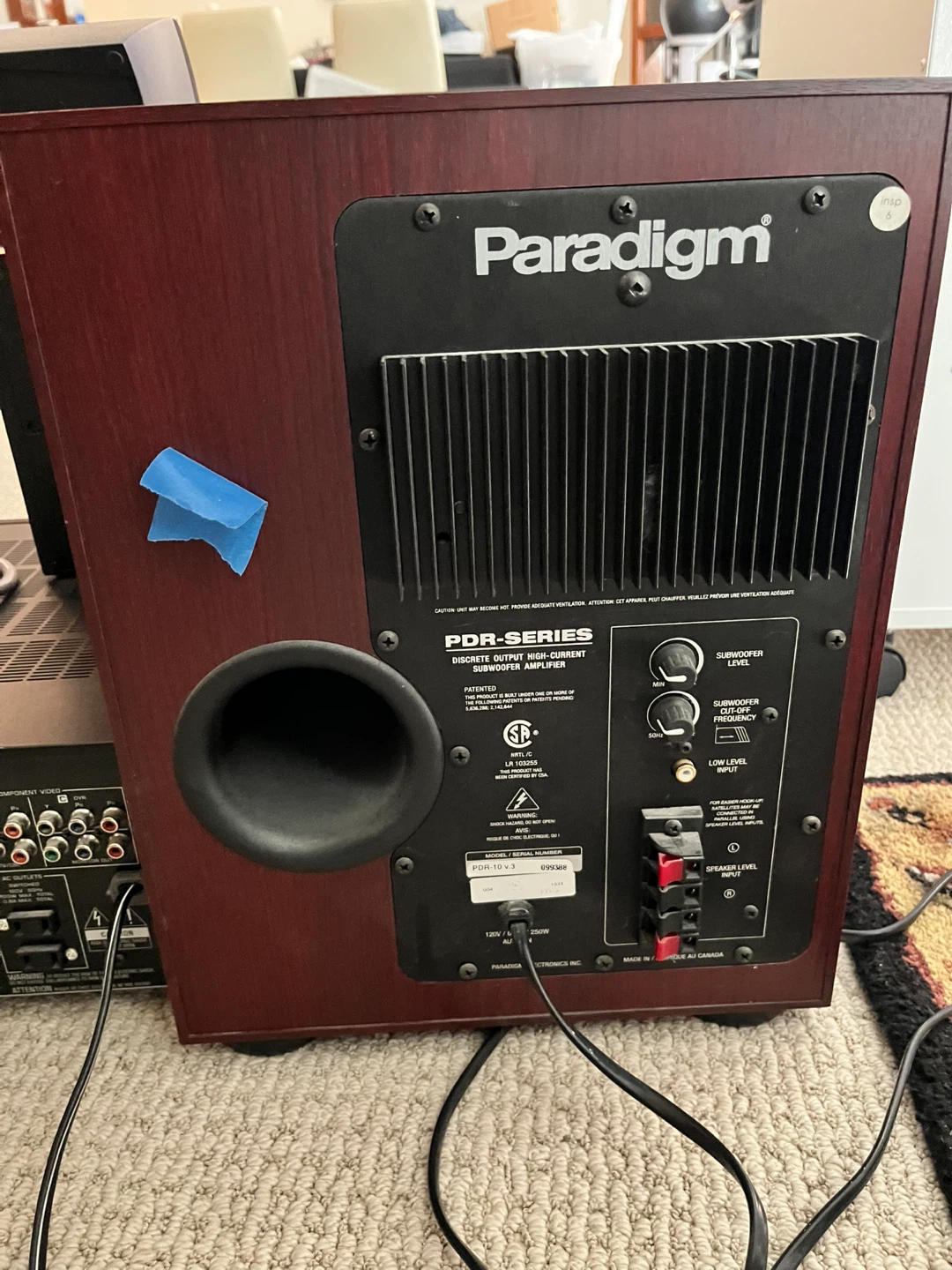 Paradigm Speakers & Yamaha HTR-5950 Receiver - photo 5