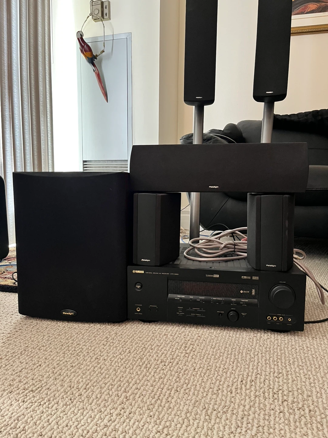 Paradigm Speakers & Yamaha HTR-5950 Receiver