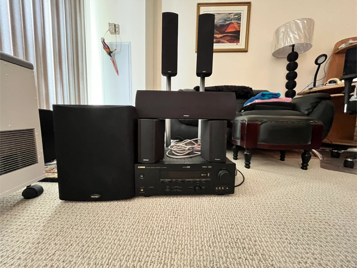 Paradigm Speakers & Yamaha HTR-5950 Receiver - photo 2