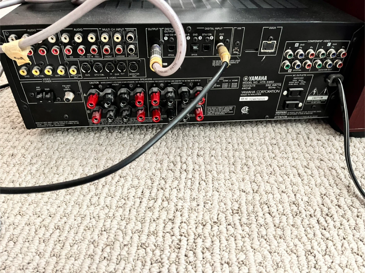 Paradigm Speakers & Yamaha HTR-5950 Receiver - photo 3