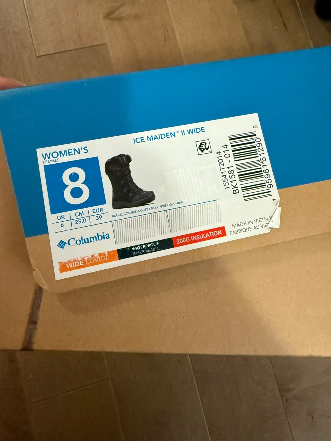 Columbia Ice Maiden II Wide Boots New in Box - Women's Size 8 image indicator(4)
