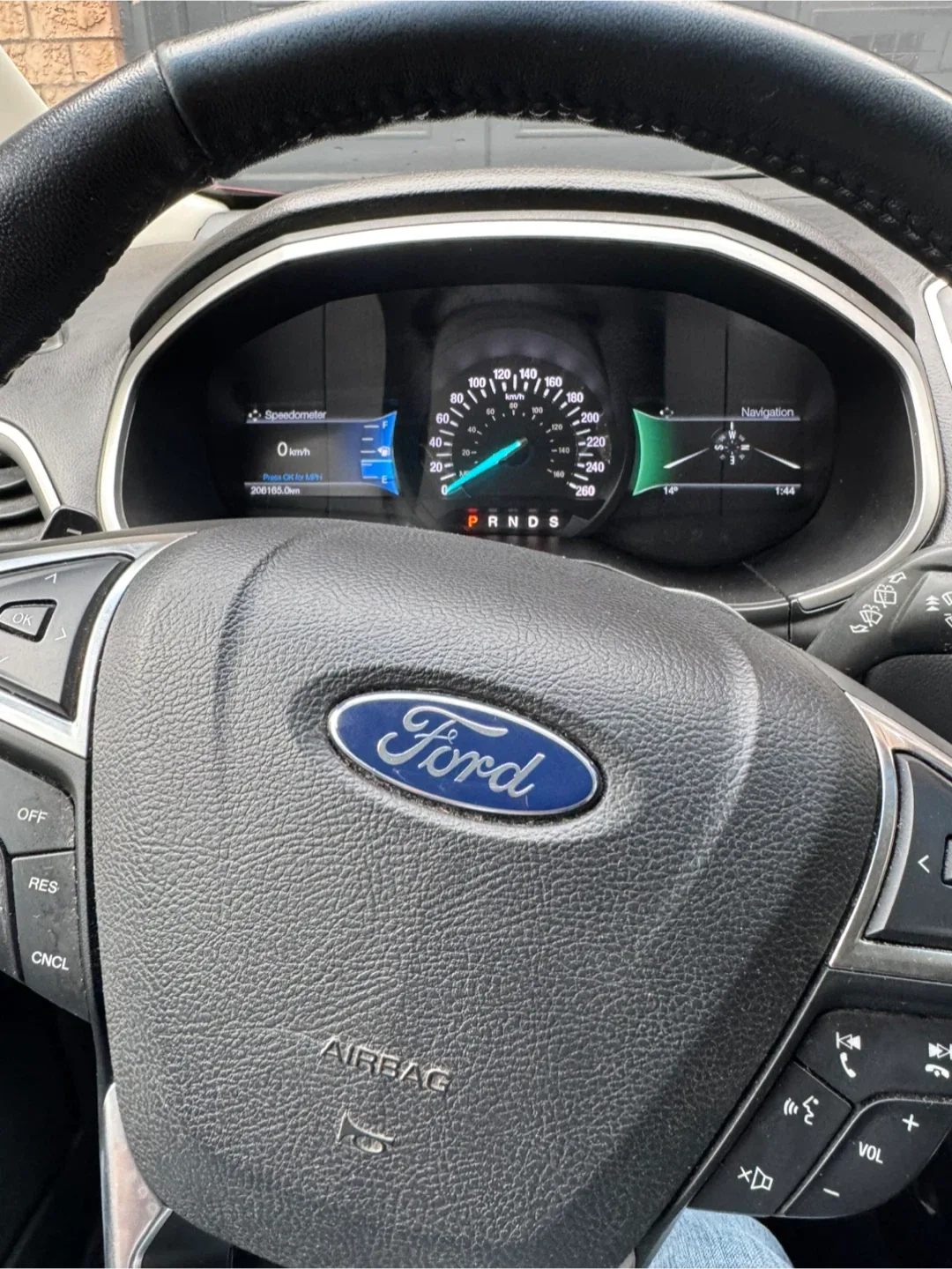 Red Ford Edge 2016 accident free one owner image indicator(6)