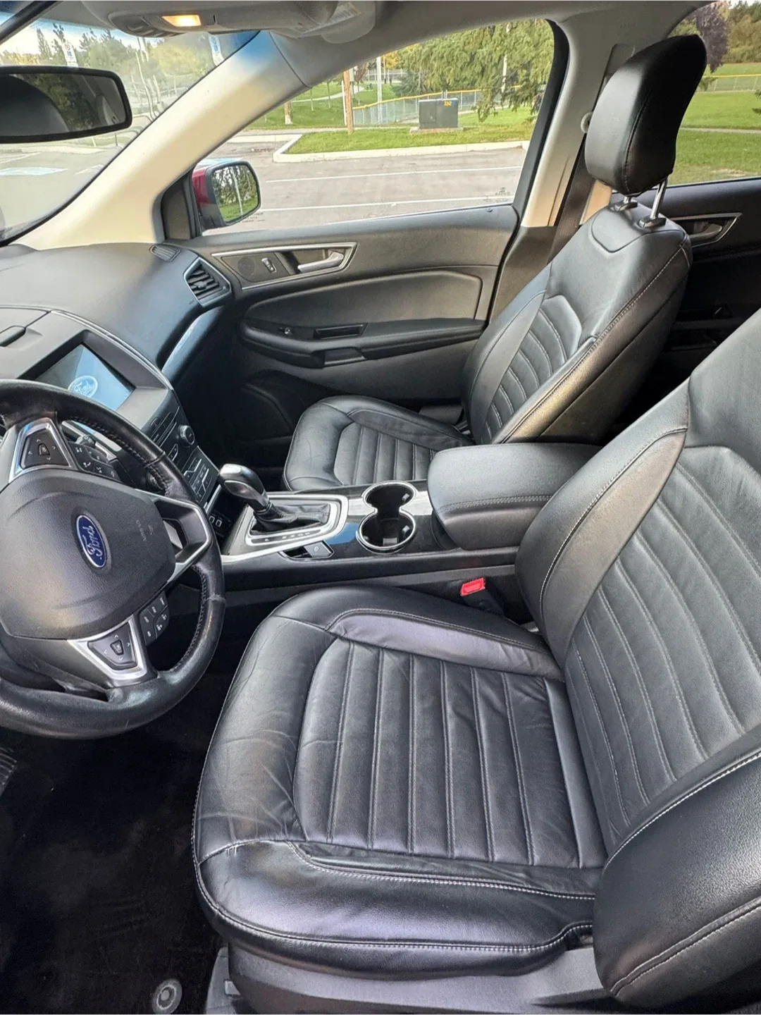 Red Ford Edge 2016 accident free one owner image indicator(8)