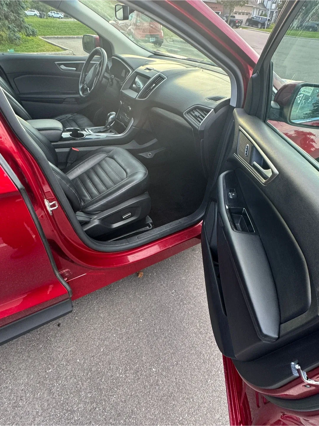 Red Ford Edge 2016 accident free one owner image indicator(9)