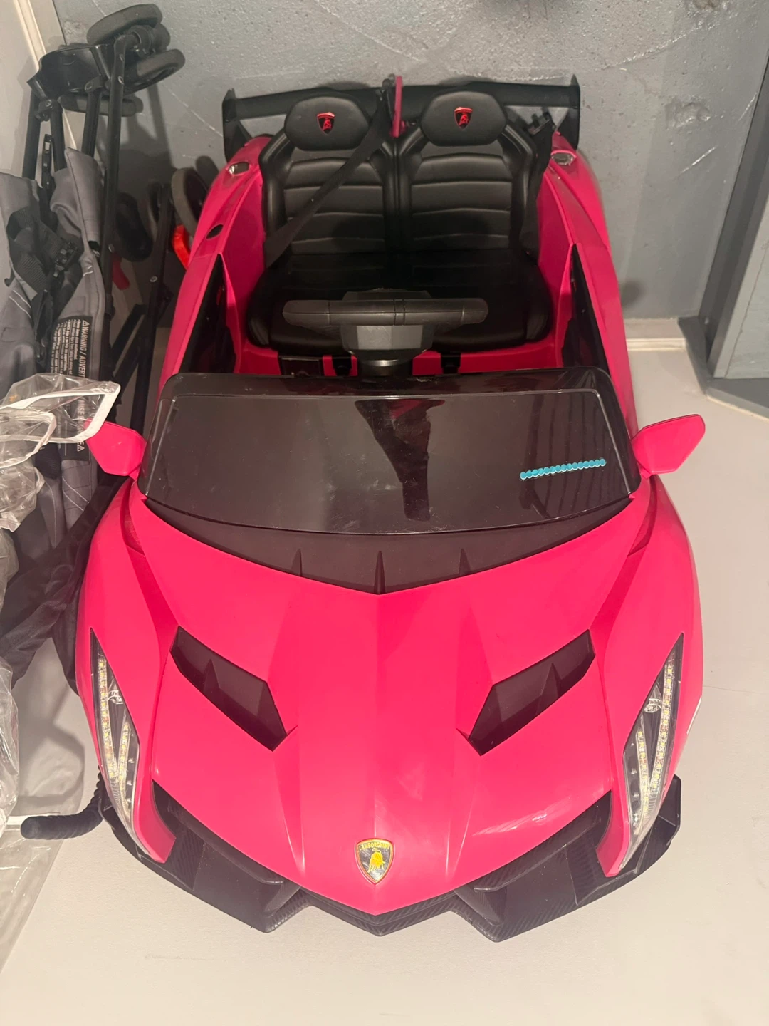 Pink Lamborghini Kids Ride-On Car - photo 2