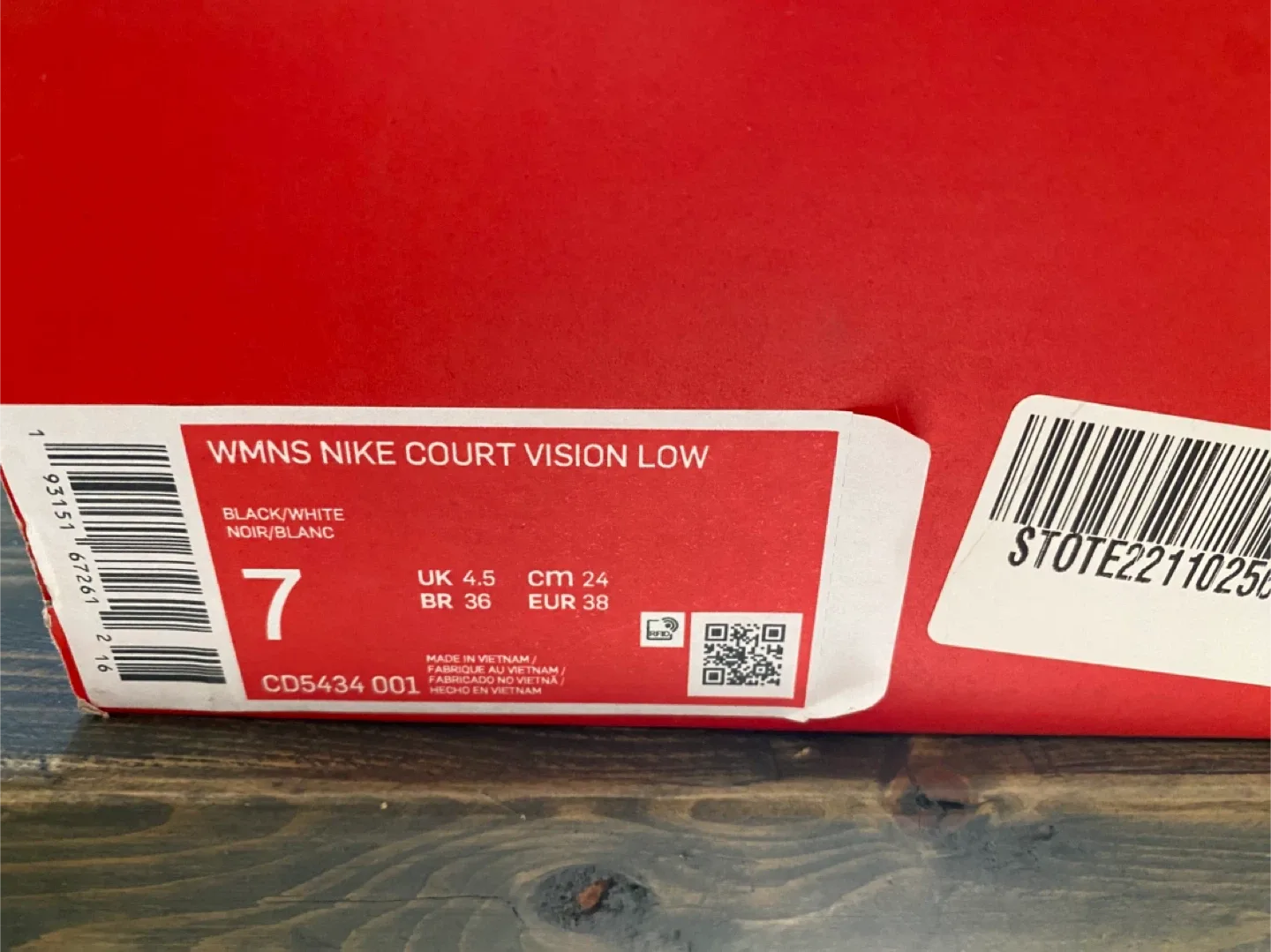 Nike Court Vision Low - Women's Size 7 image indicator(2)