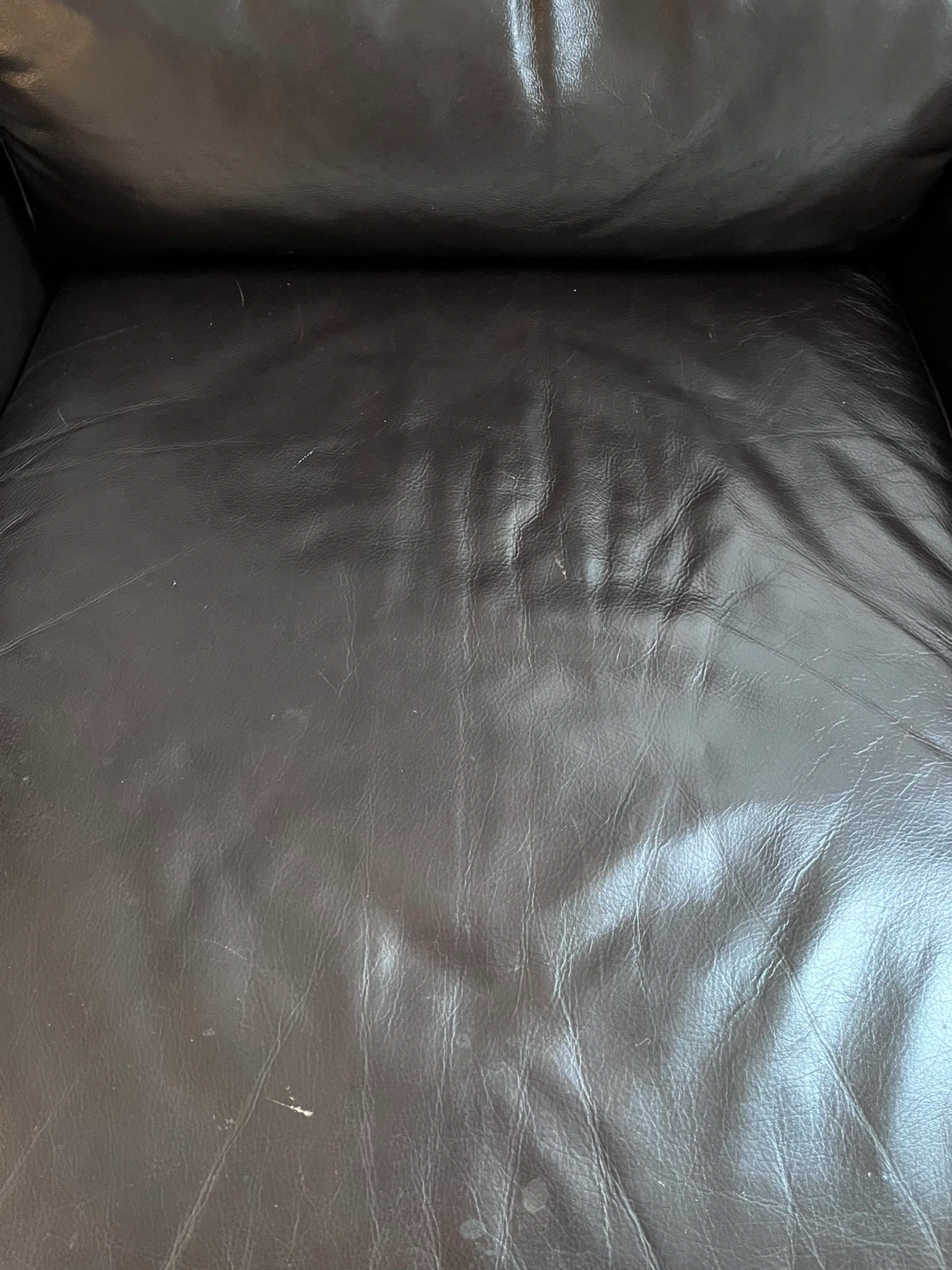 Reclining Brown Leather Armchair - photo 5
