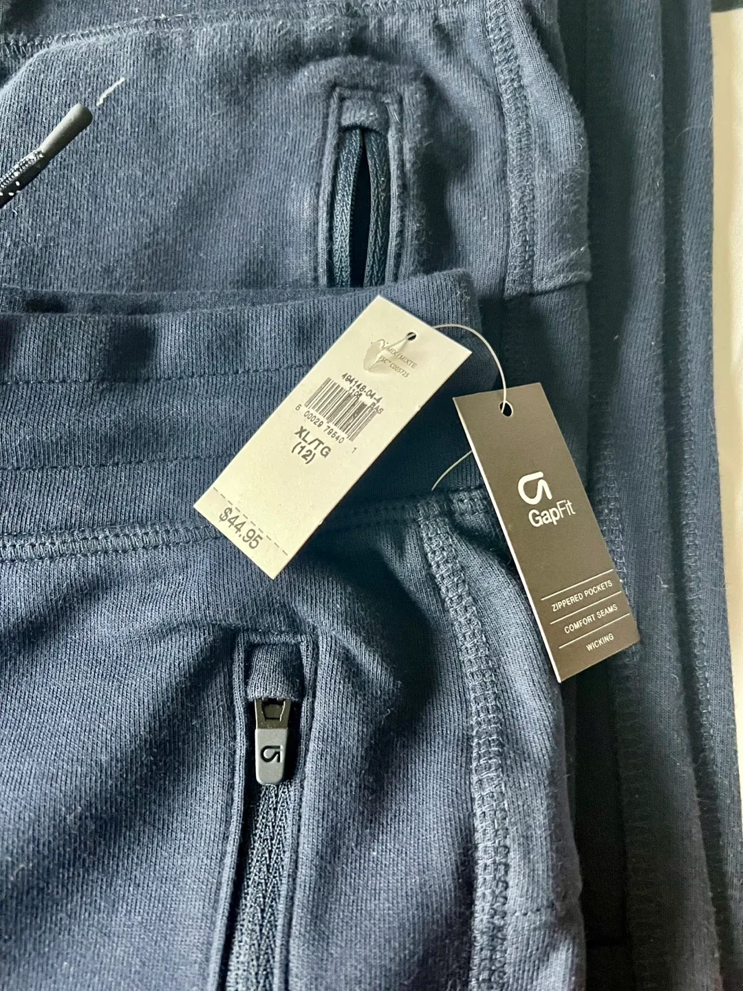 4- GapFit Kids XL (12) Navy Blue Joggers - New with Tags image indicator(2)