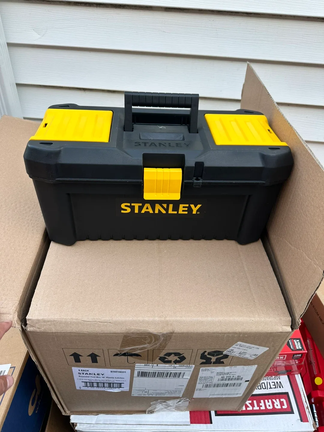 Stanley Tool Box - Black/Yellow thumbnail