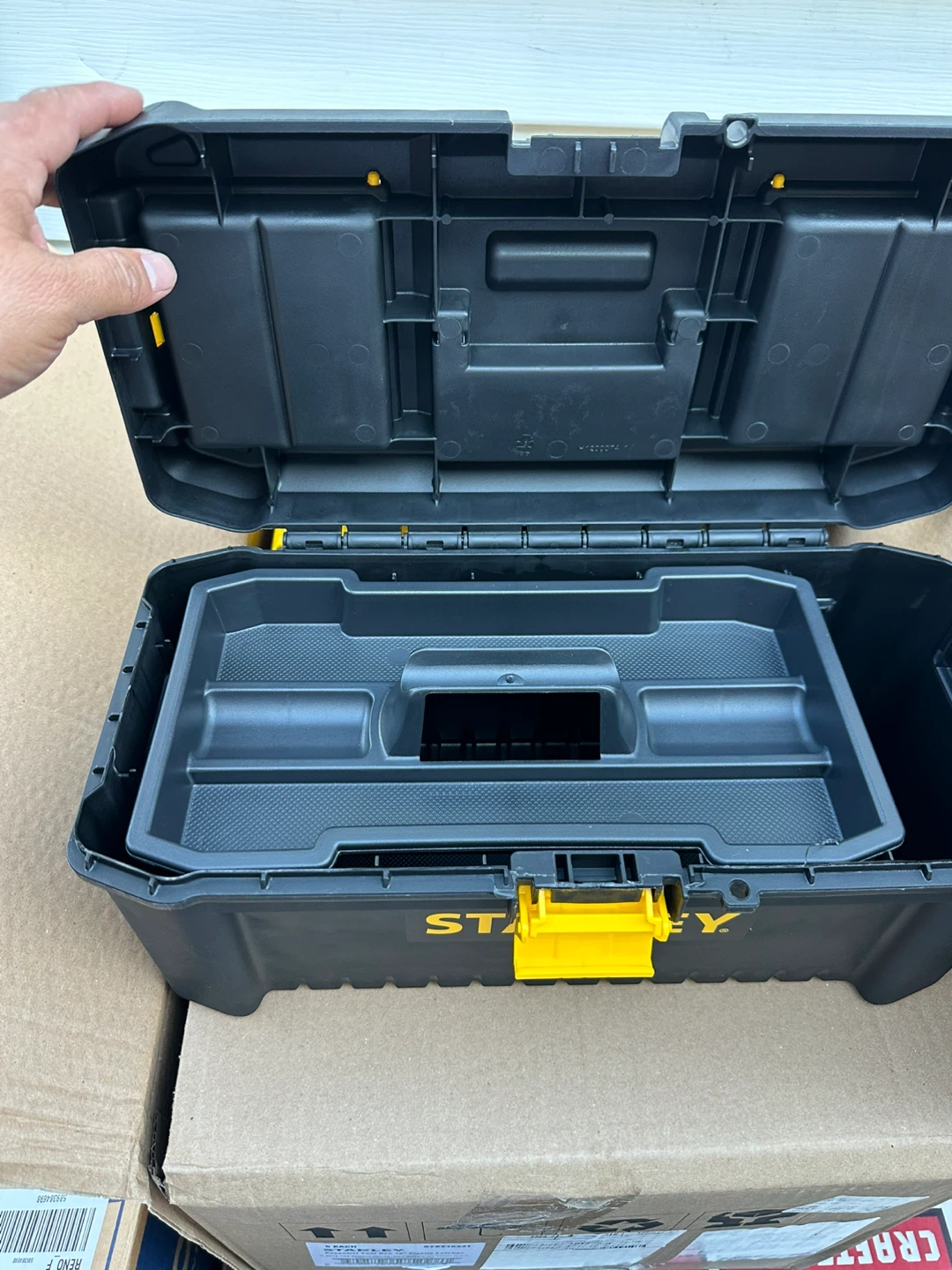 Stanley Tool Box - Black/Yellow - photo 2