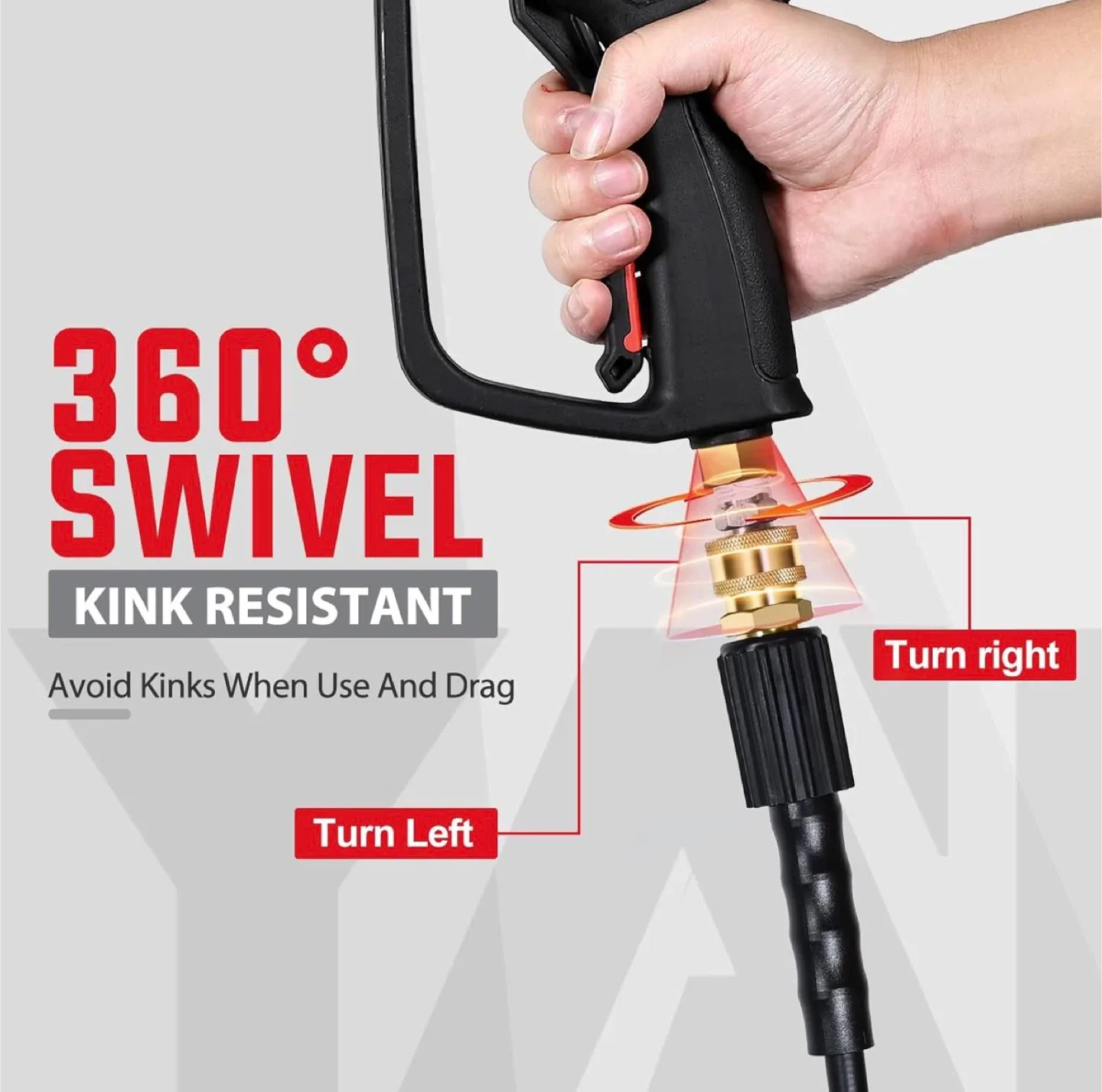 YAMATIC 50 FT Pressure Washer Hose image indicator(4)