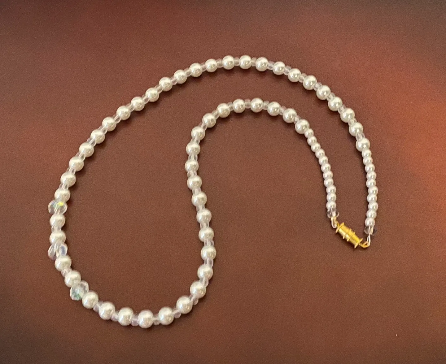 Swarovski crystal and pearl necklace image indicator(2)