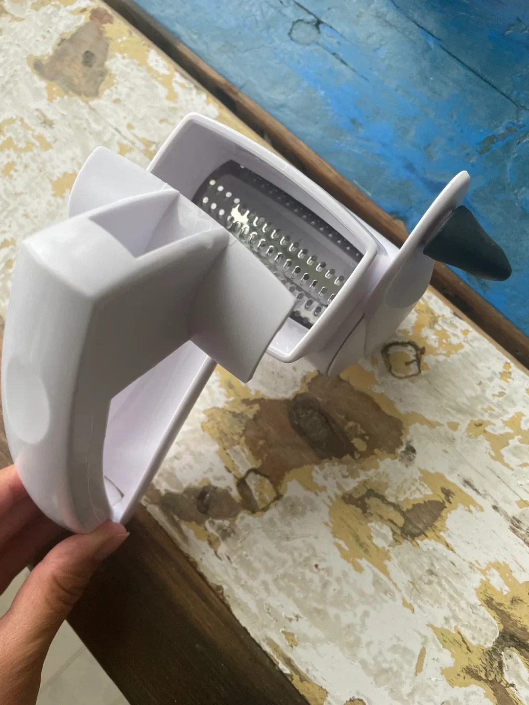 White Rotary Cheese Grater thumbnail