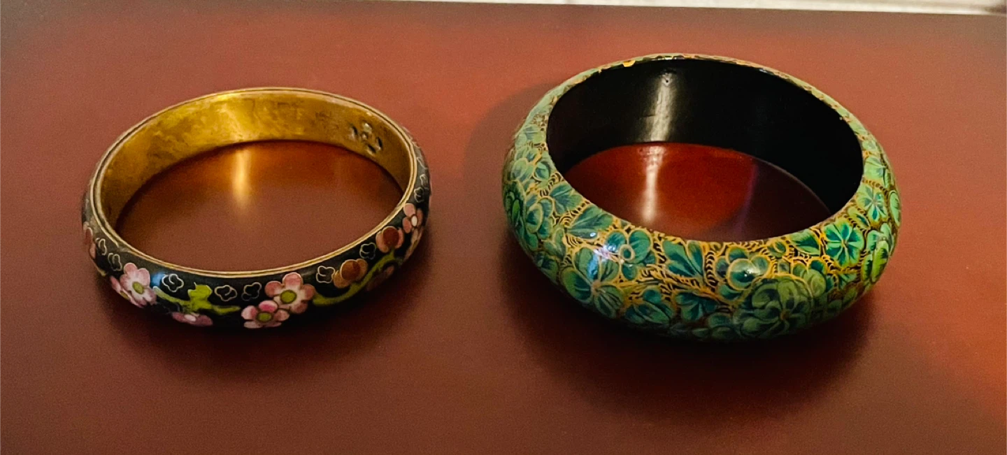 Floral bangle bracelets - photo 2