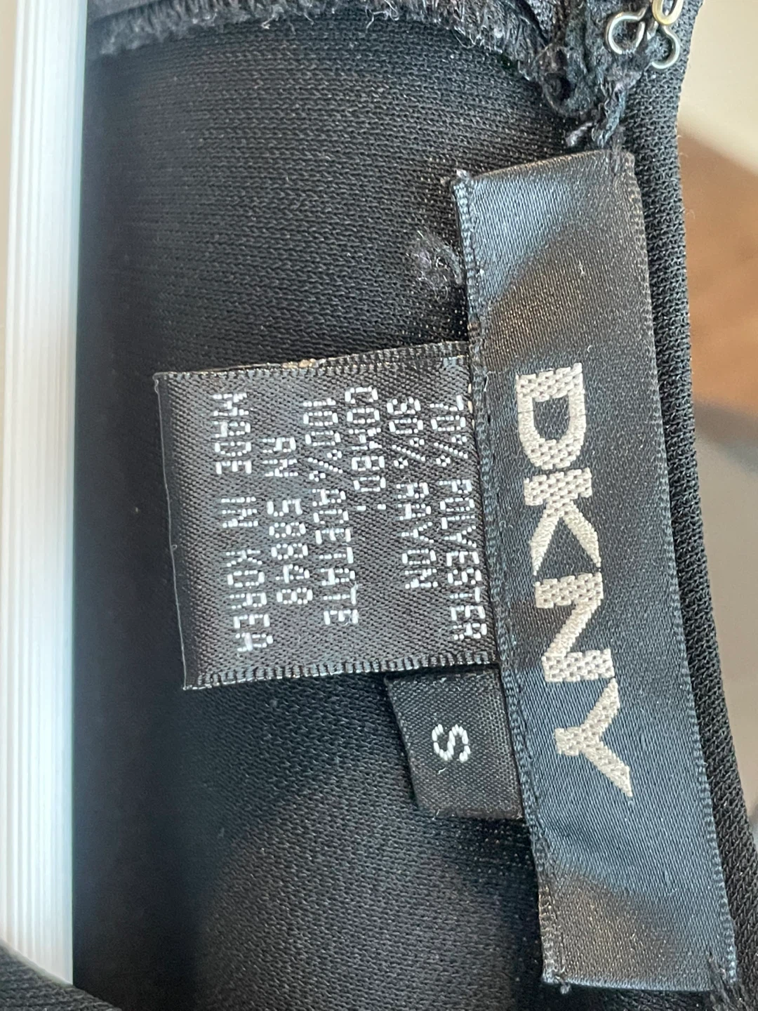 DKNY Black Wrap Dress - Size S - photo 3