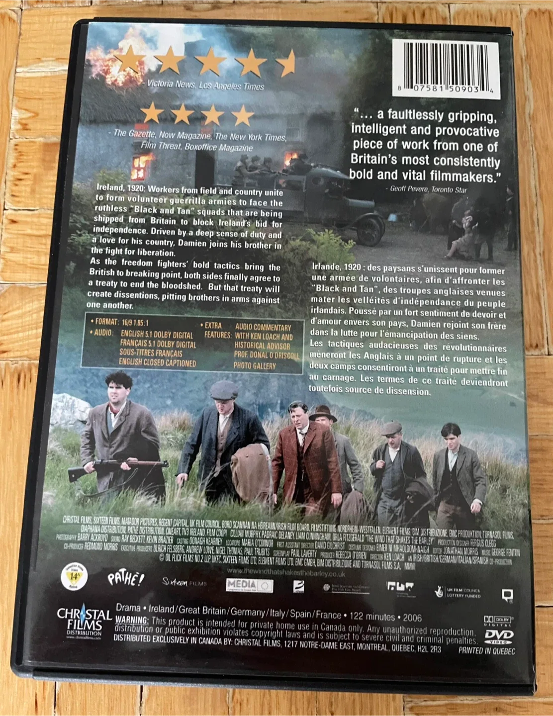 The Wind That Shakes The Barley DVD image indicator(3)