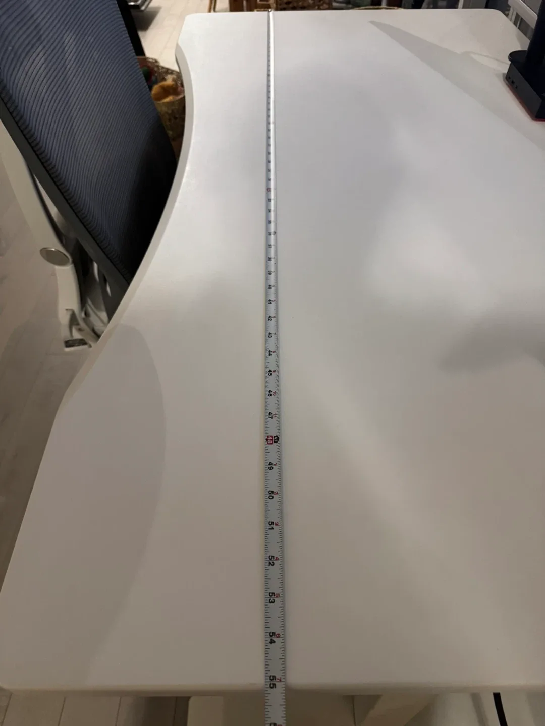 MOVING OUT SALE! White Standing Desk - 55" x 30" image indicator(4)