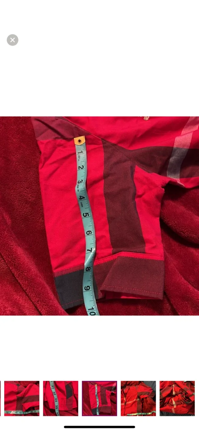 Burberry London England Red Plaid Dress XXL image indicator(7)