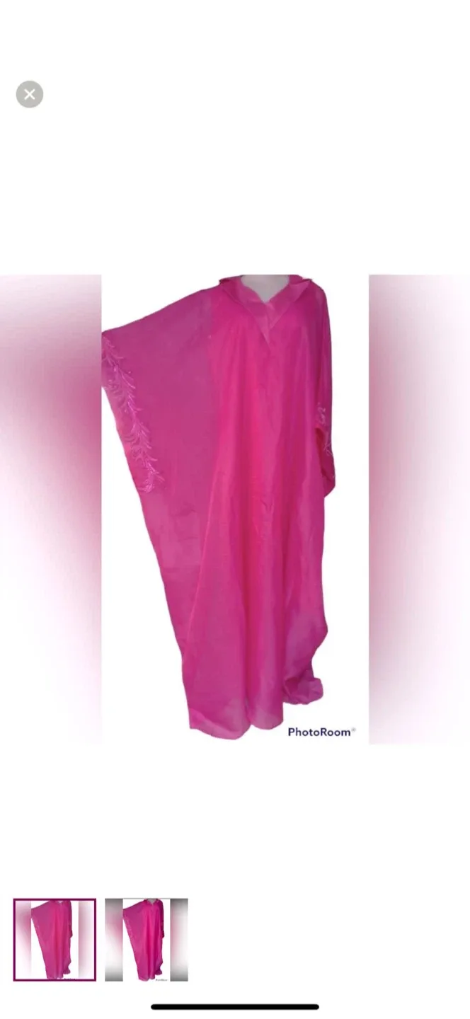 Pink Caftan Dress thumbnail