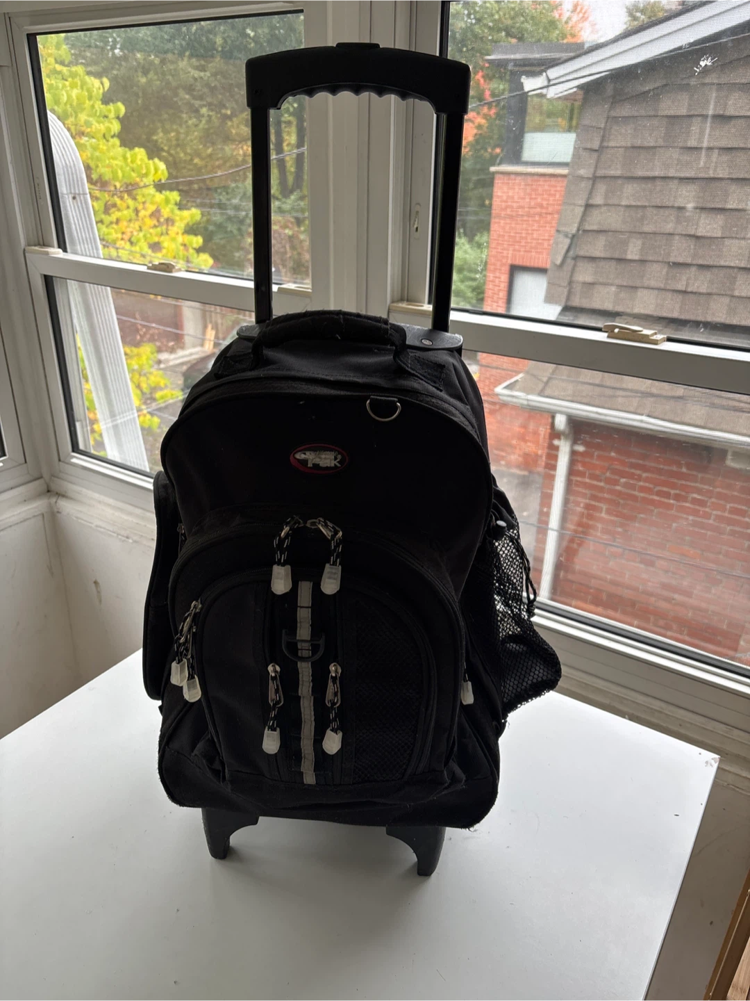 Black Wheeled Backpack