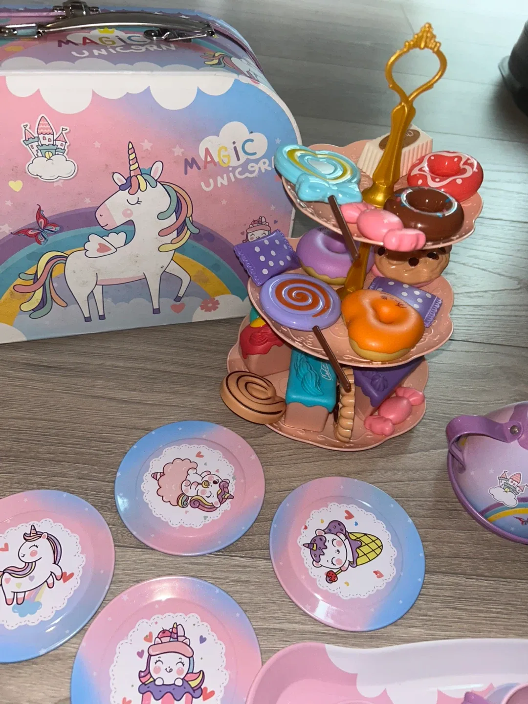 Magic Unicorn Tin Tea Set image indicator(3)