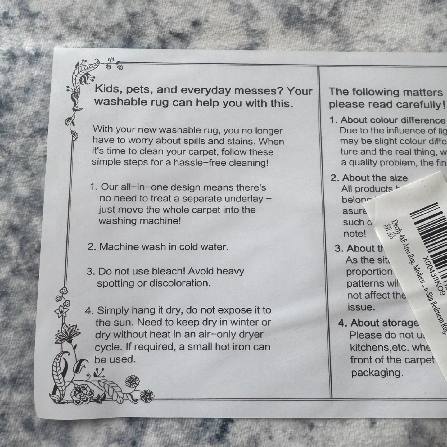 🆕 4x6 Brand New Rug  (in packaging) image indicator(5)