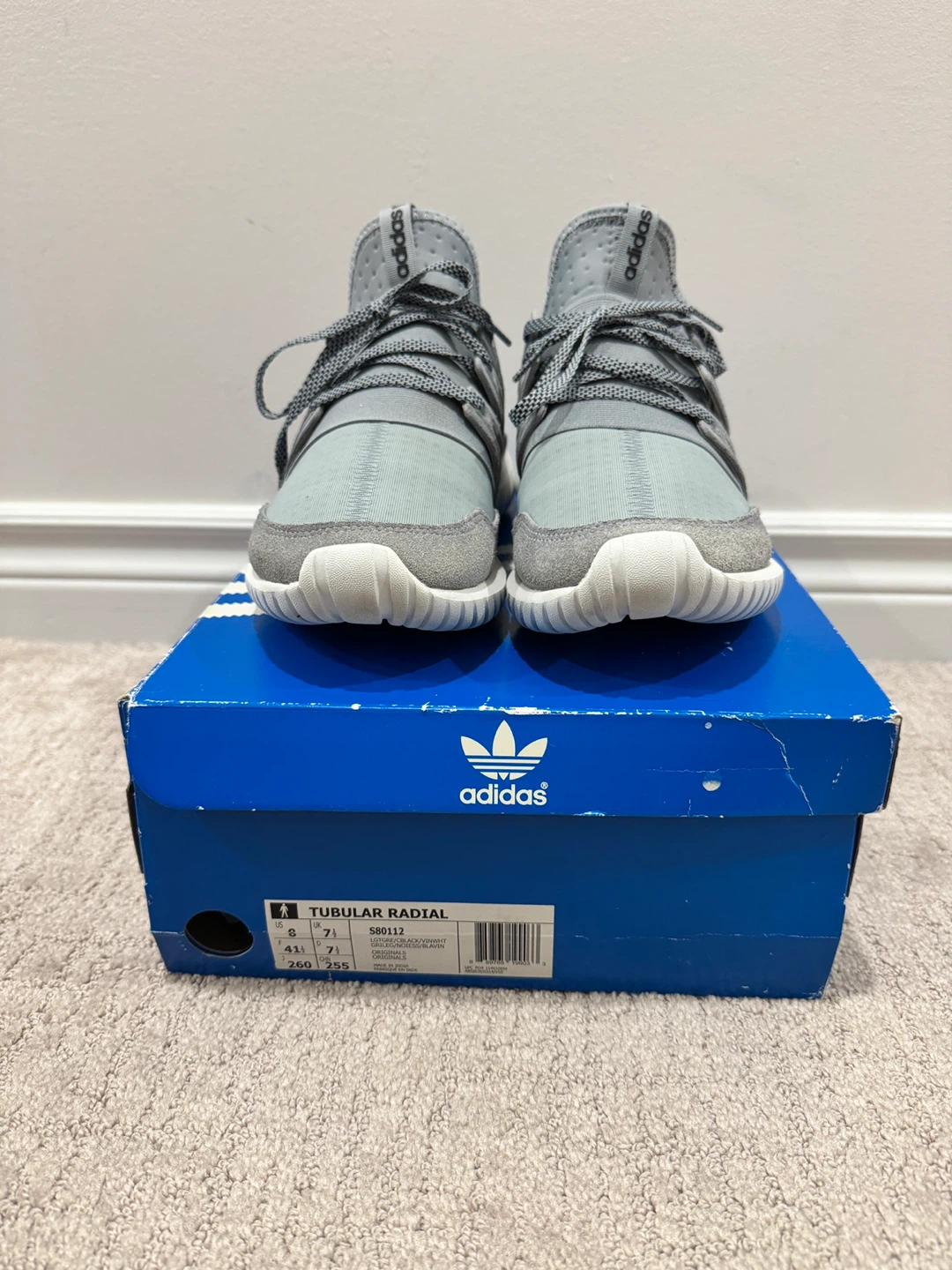 Adidas Tubular Radial 8 US mens