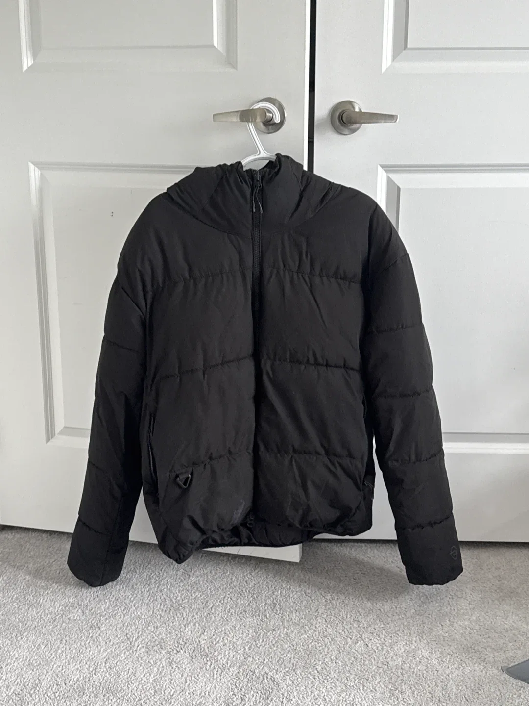 Zara Black Puffer Jacket image indicator(3)