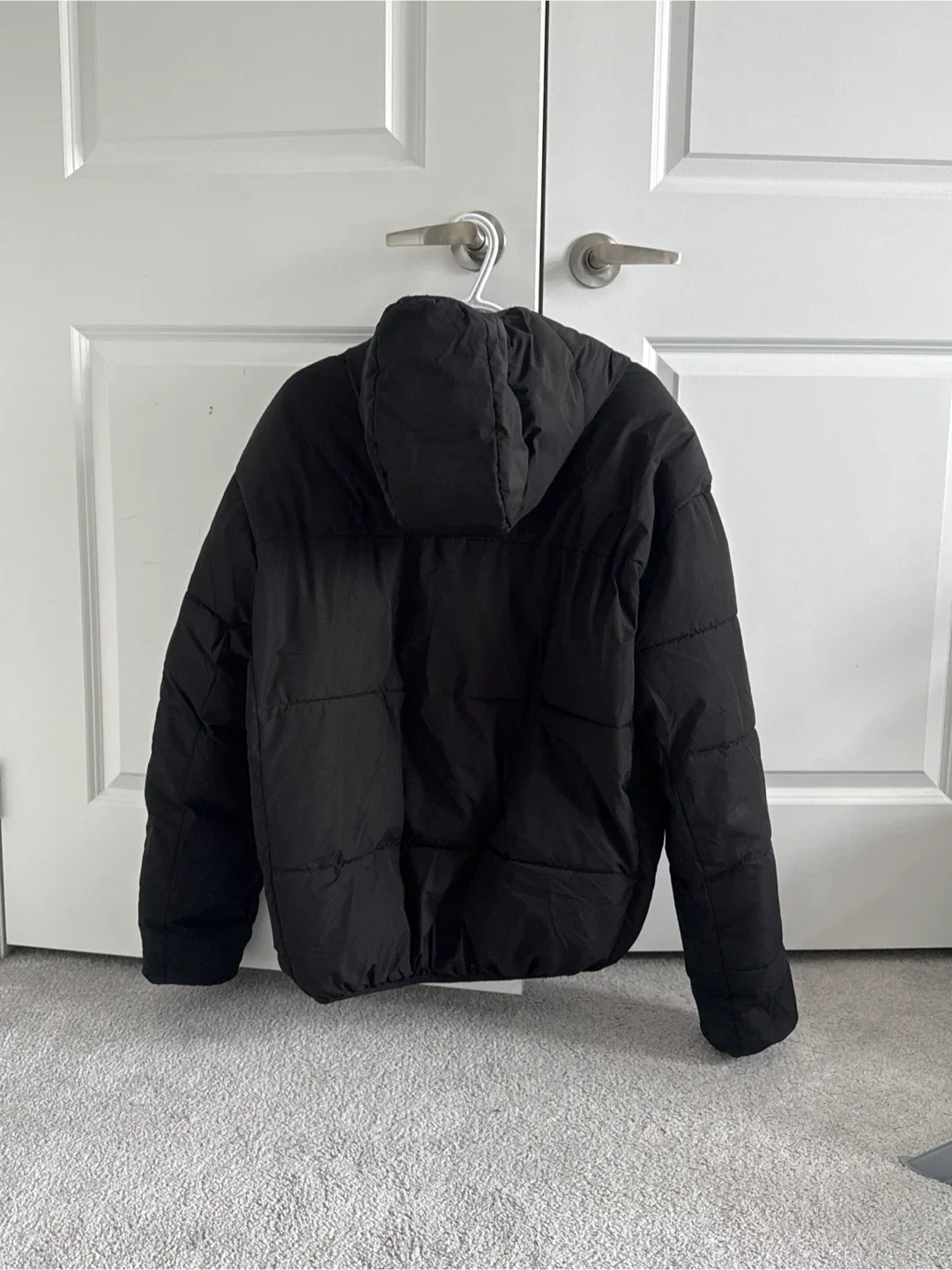 Zara Black Puffer Jacket image indicator(4)