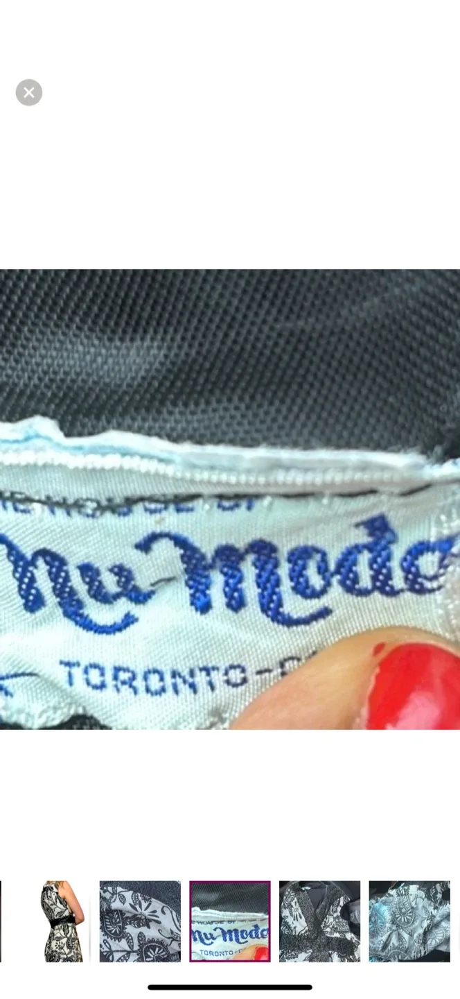 Nu-Mode Toronto vintage maxi dress image indicator(3)