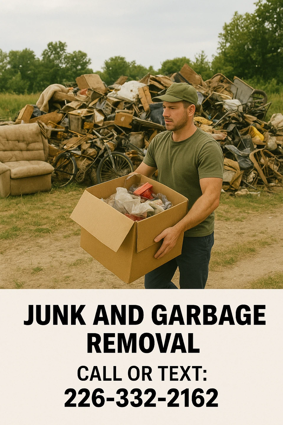 (((JUNK AND GARBAGE REMOVAL SERVICE))