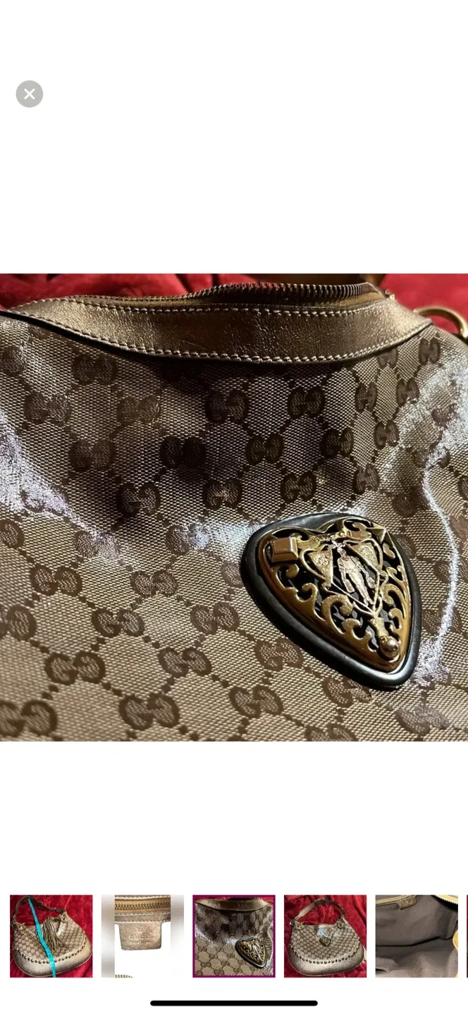 Gucci babushka vintage Shoulder Bag image indicator(8)