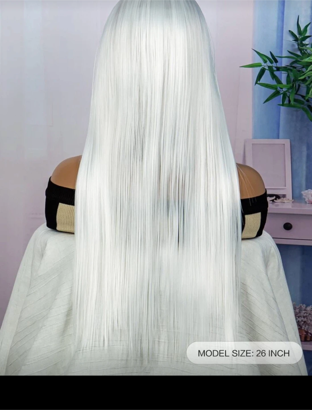 26 Inch White Wig - photo 3