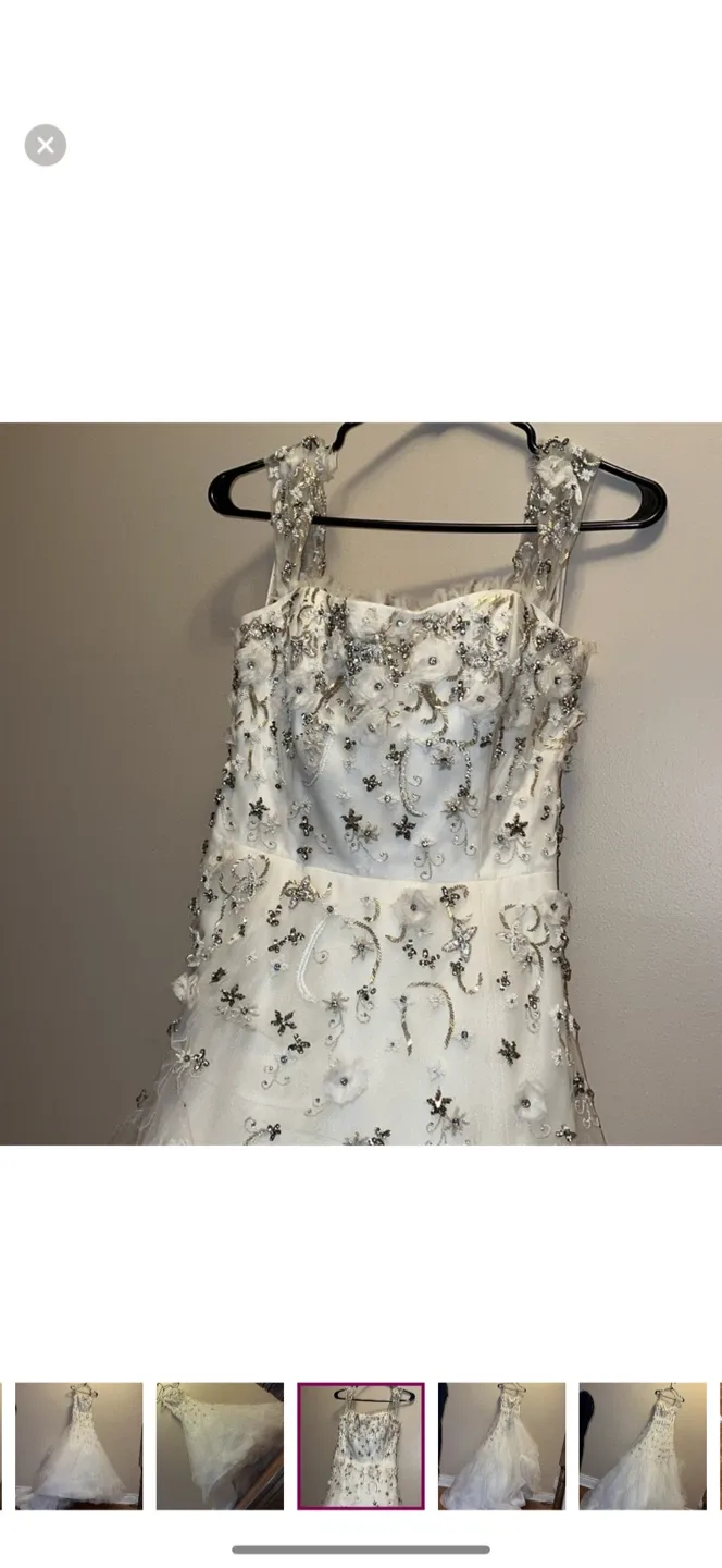 Rivini Wedding Dress, Size 6 image indicator(5)