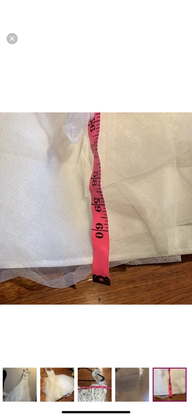 Rivini Wedding Dress, Size 6 image indicator(4)