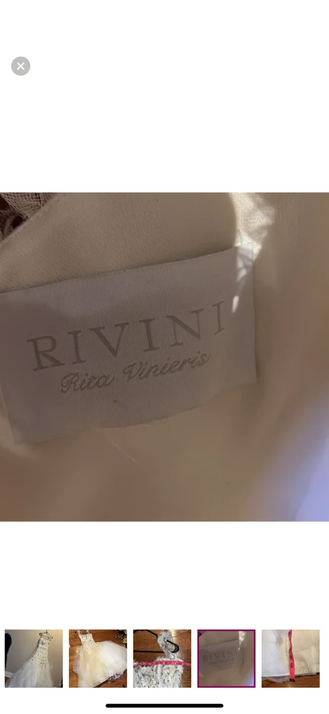 Rivini Wedding Dress, Size 6 image indicator(10)