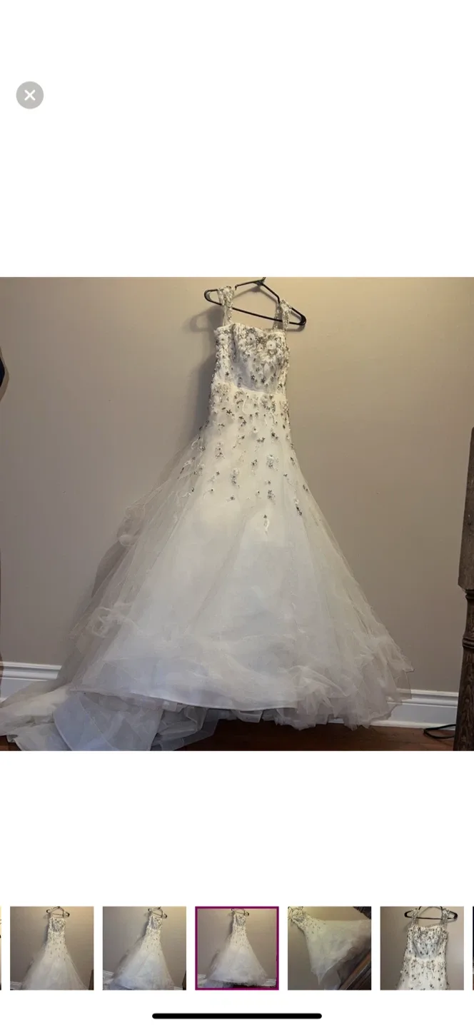 Rivini Wedding Dress, Size 6 image indicator(9)