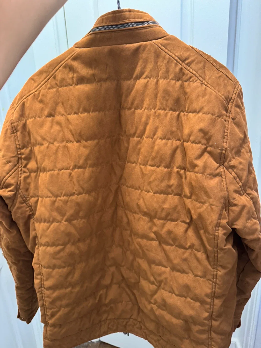 Men’s Brown Quilted Jacket image indicator(3)