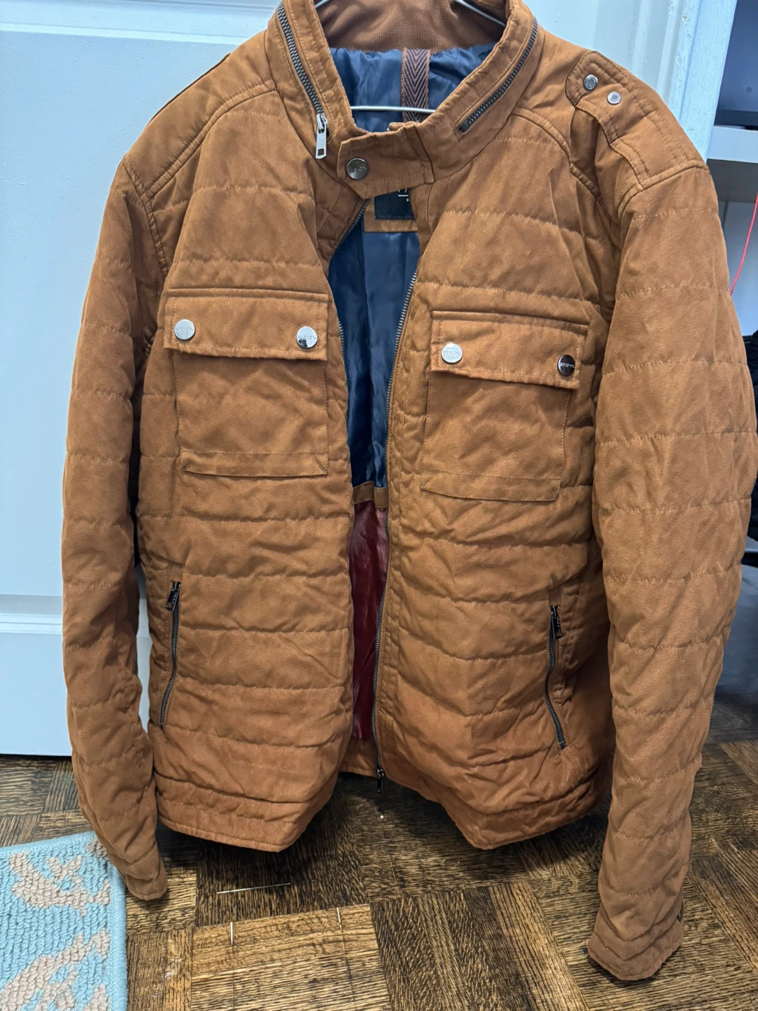 Men’s Brown Quilted Jacket