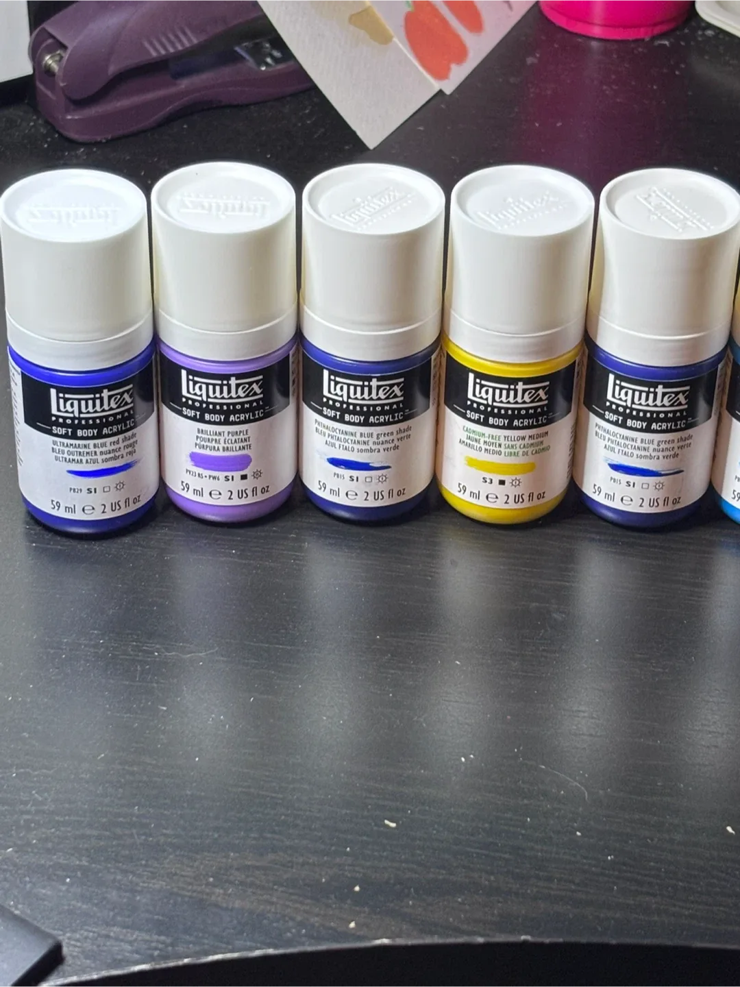 Liquitex® Professional Soft Body Acrylic Bottles 2oz. Lot of 21 image indicator(2)