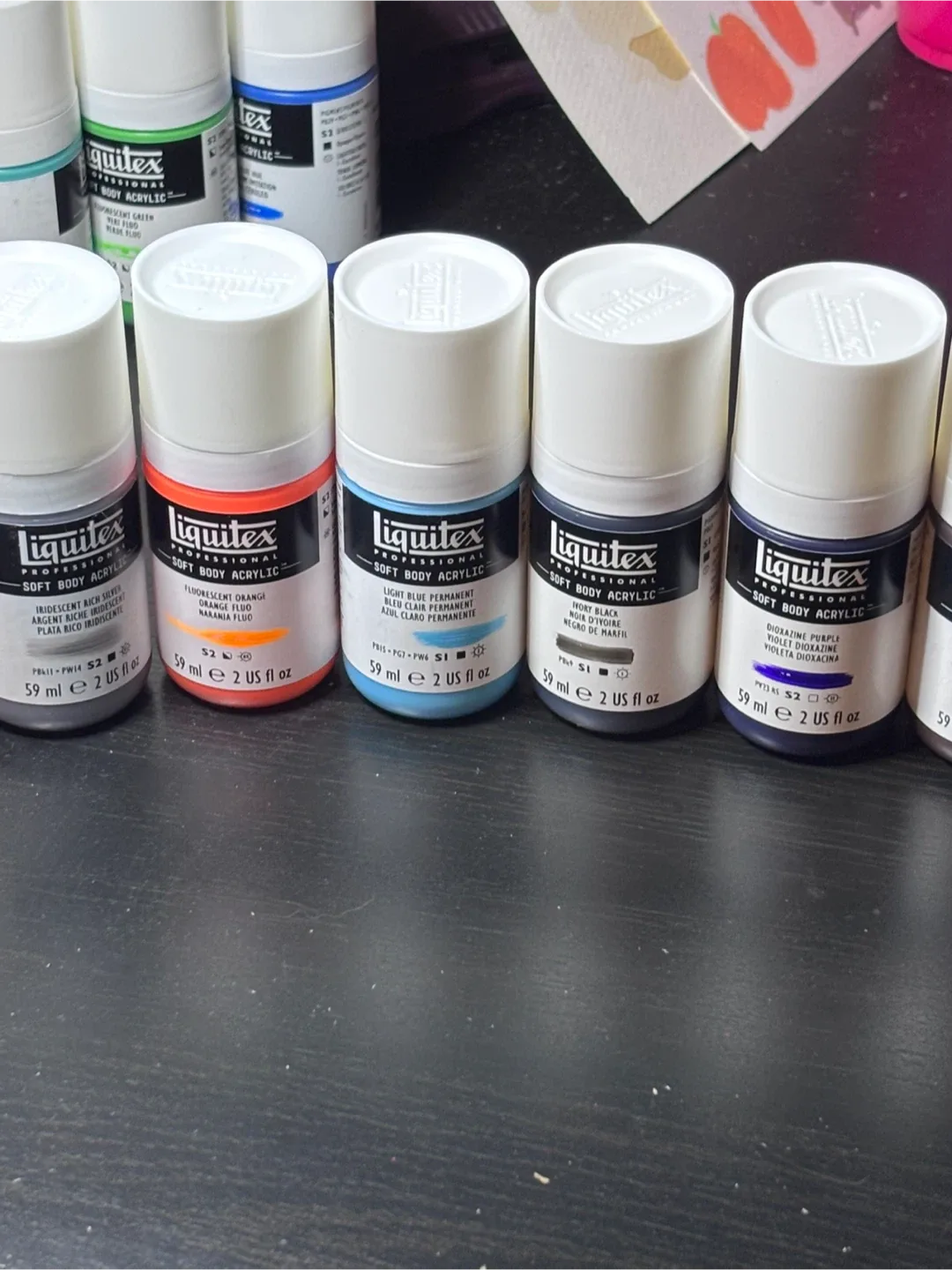 Liquitex® Professional Soft Body Acrylic Bottles 2oz. Lot of 21 image indicator(5)