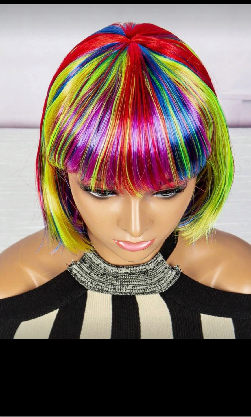 Rainbow Wig